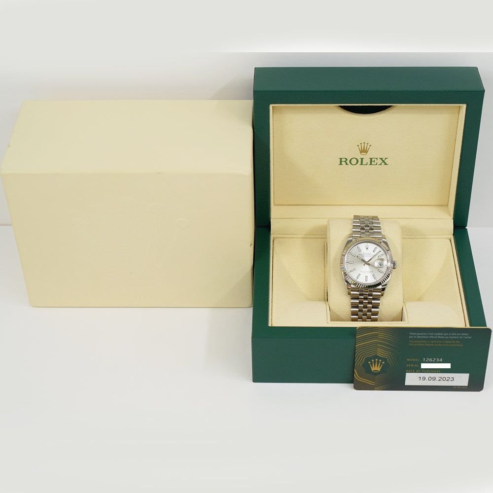 Datejust 36mmSteel and White Gold 126234