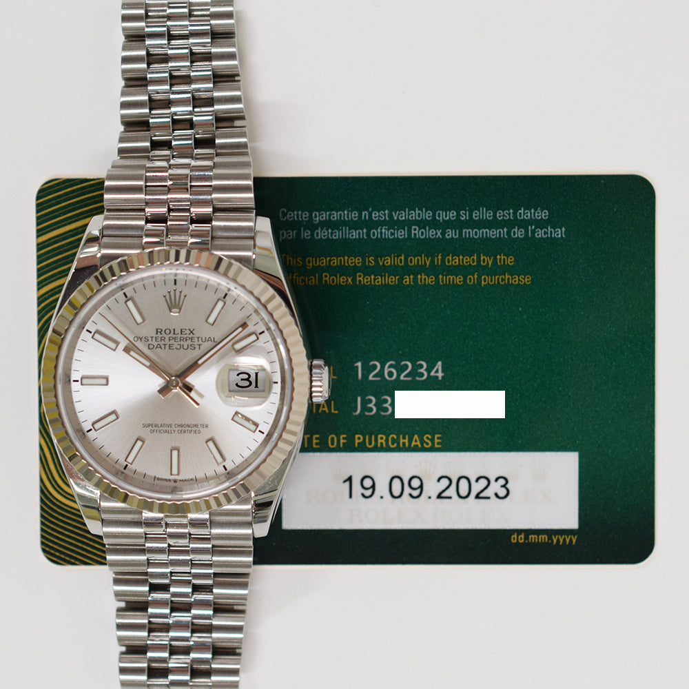 Datejust 36mmSteel and White Gold 126234