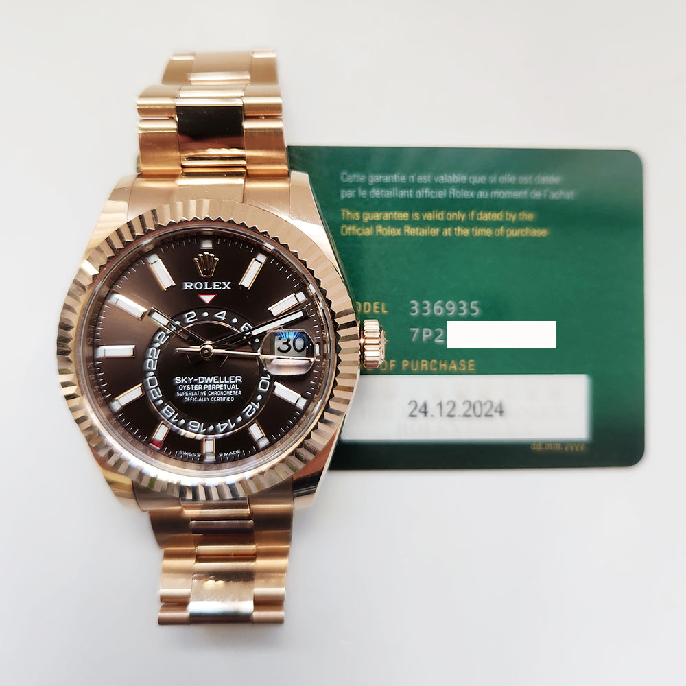 Sky-Dweller 42mm Rose Gold 336935