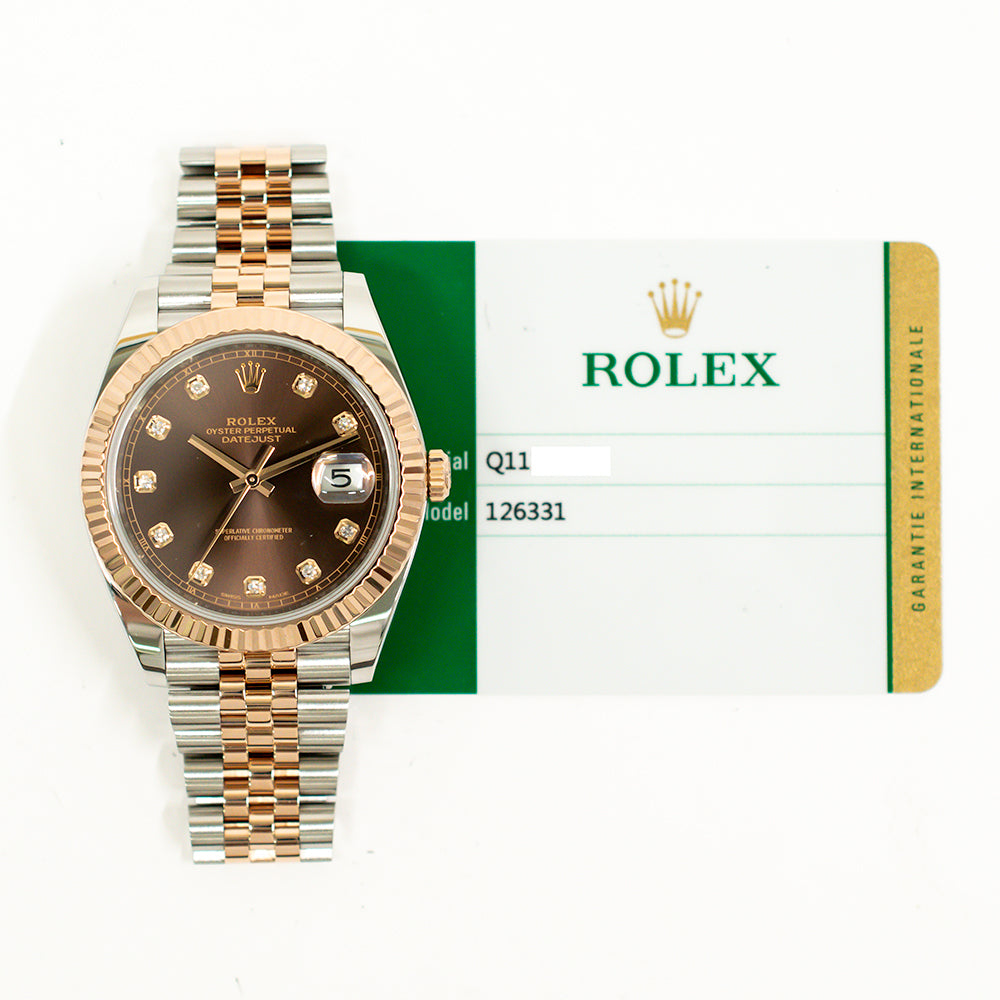 Datejust 41mm Steel and Rose Gold 126331G