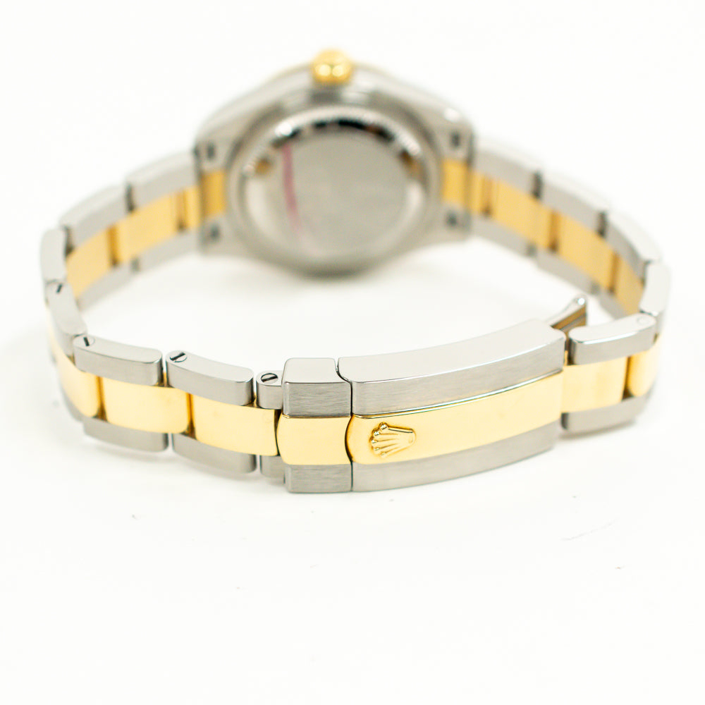 Datejust 28mm Diamond Bezel Steel and Yellow Gold 279383RBR