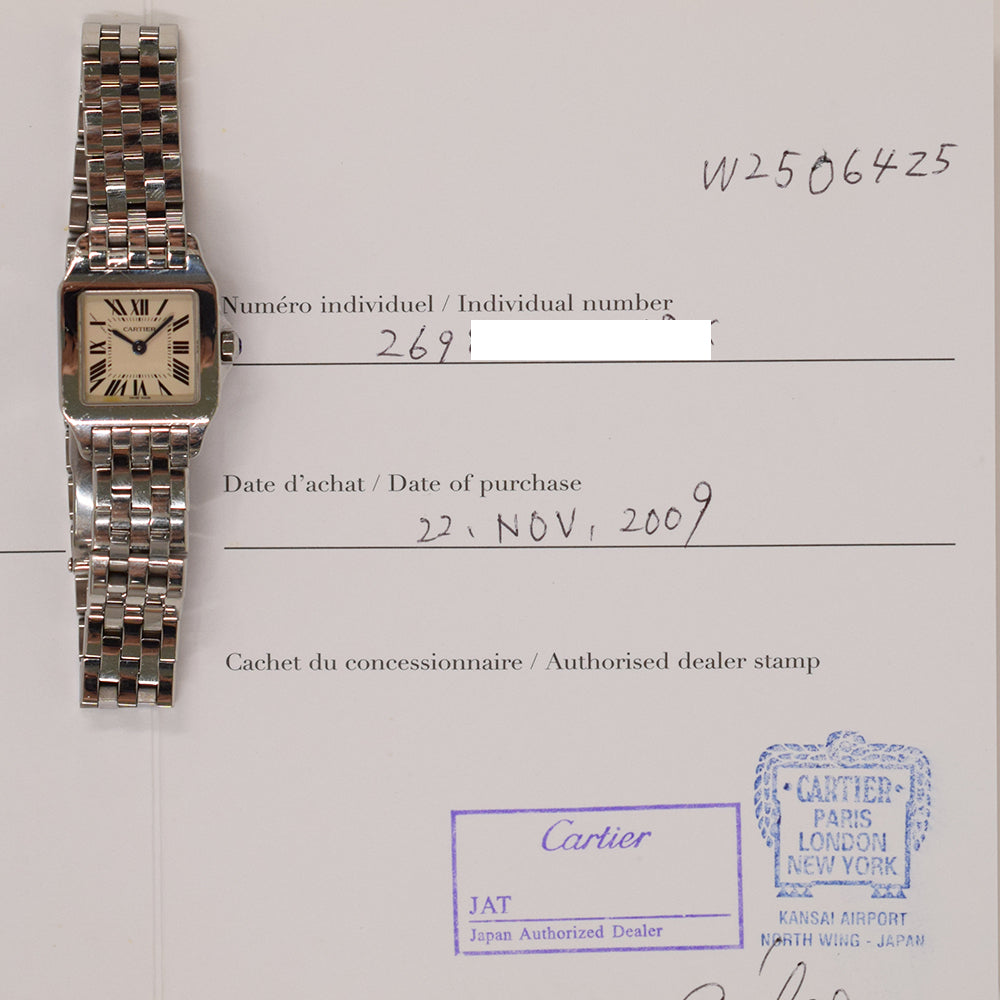 Tank Française Small ~25.5mm x 21.7mm Stainless Steel quartz W2506425