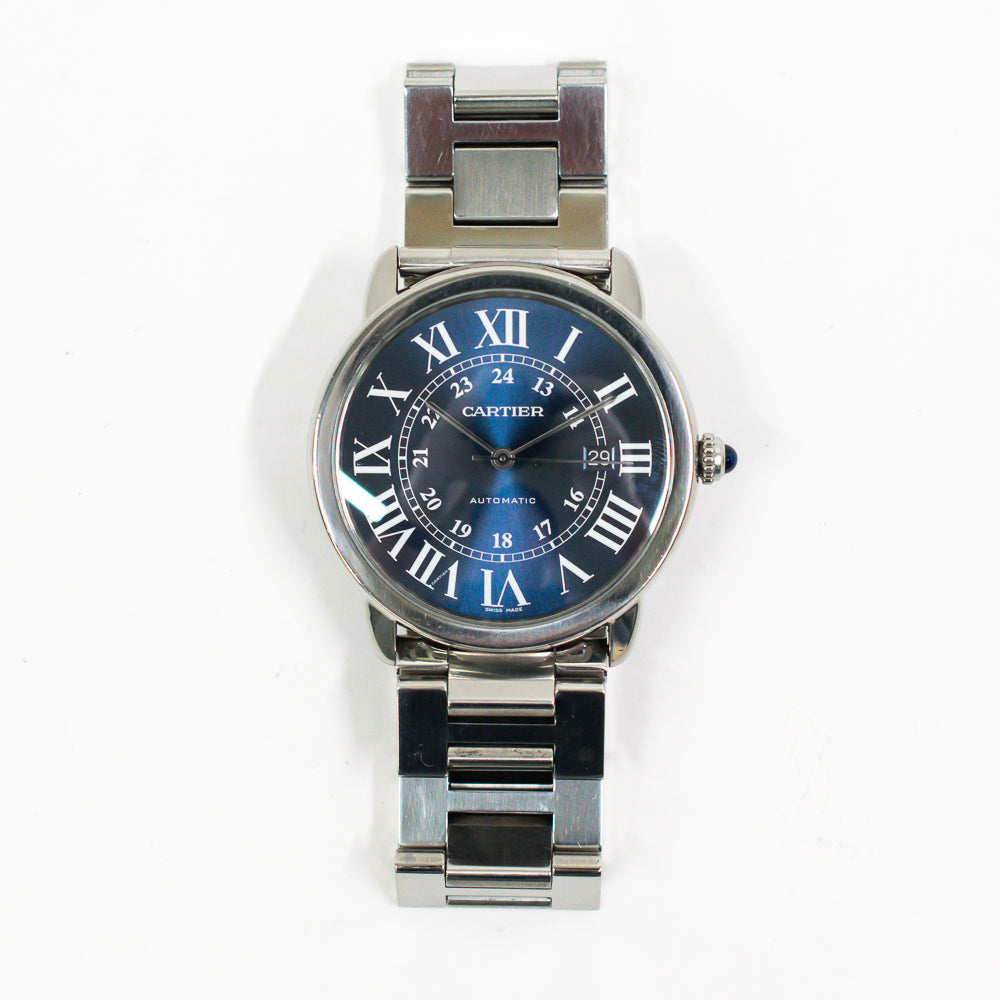 Ronde Solo XL 42mm Steel Selfwinding WSRN0023 – Golden Anvil Jewelers