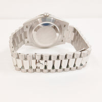 Day-Date President 40mm Platinum Baguette Diamond Bezel 228396TBR