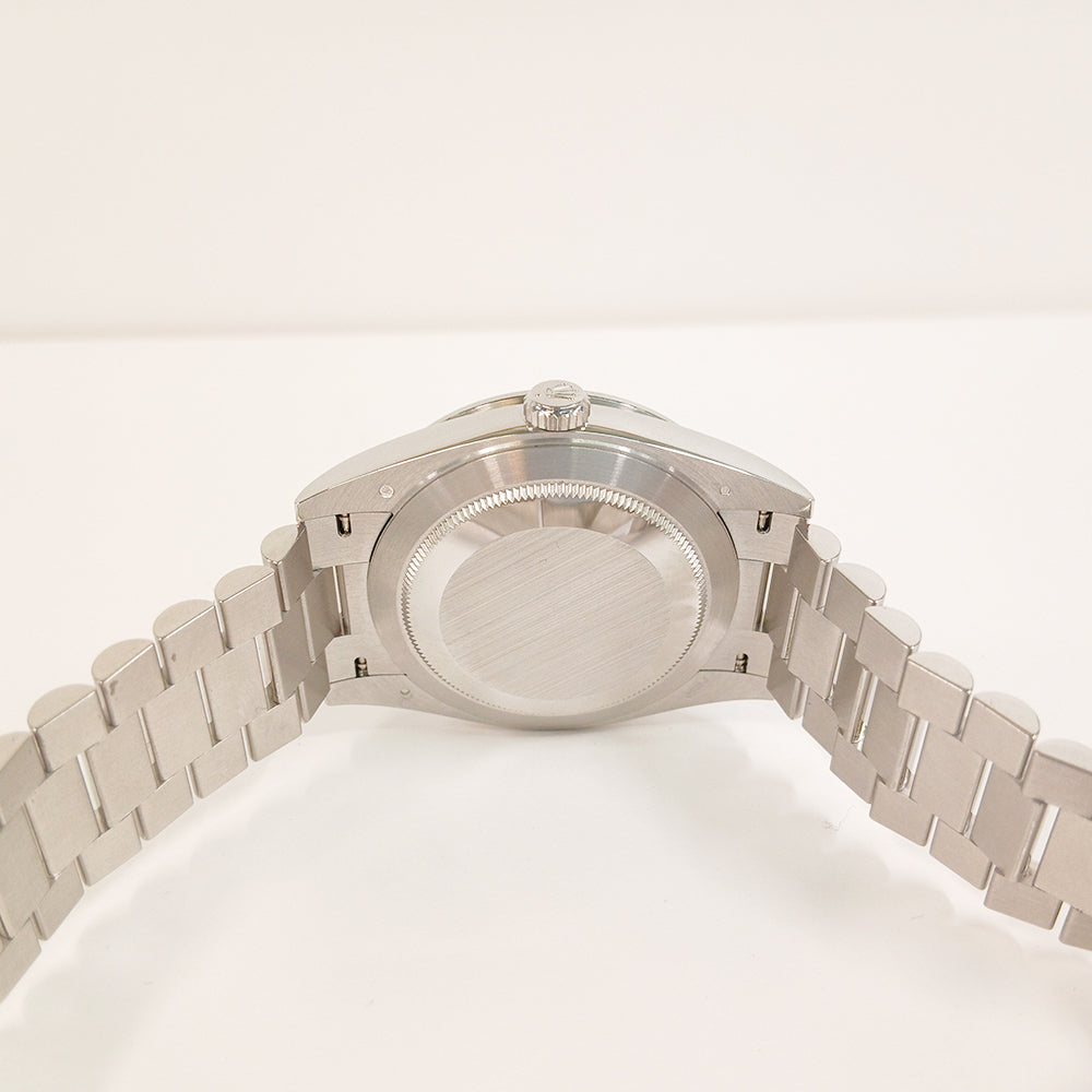 Day-Date President 40mm Platinum Baguette Diamond Bezel 228396TBR