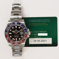 GMT-Master II "Pepsi" Steel 126710BLRO
