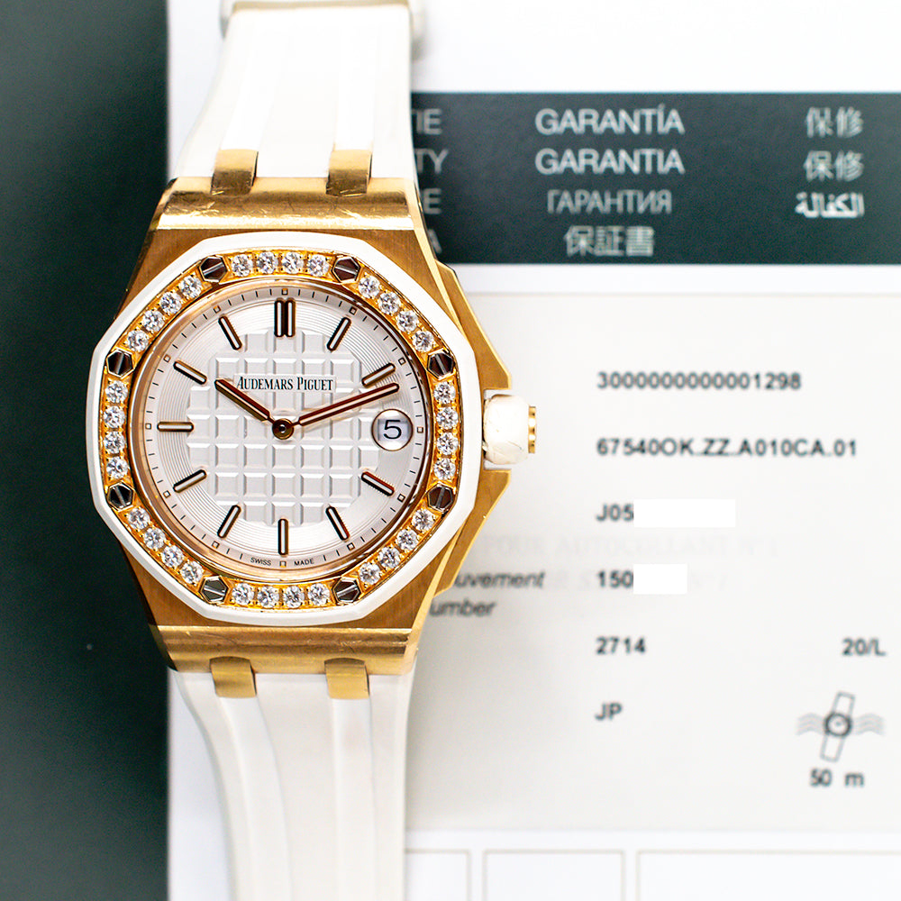 Royal Oak Offshore 37mm Diamond Bezel Rose Gold 67540OK.ZZ.A010CA