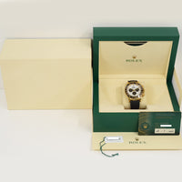 Daytona Yellow Gold On Strap 116518LN