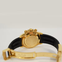 Daytona Yellow Gold On Strap 116518LN
