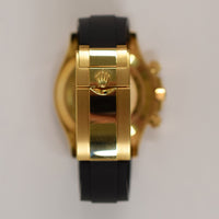 Daytona Yellow Gold On Strap 116518LN