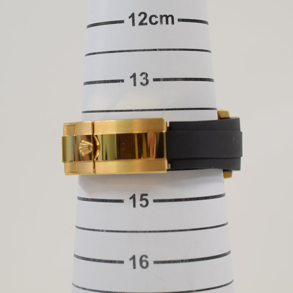 Daytona Yellow Gold On Strap 116518LN