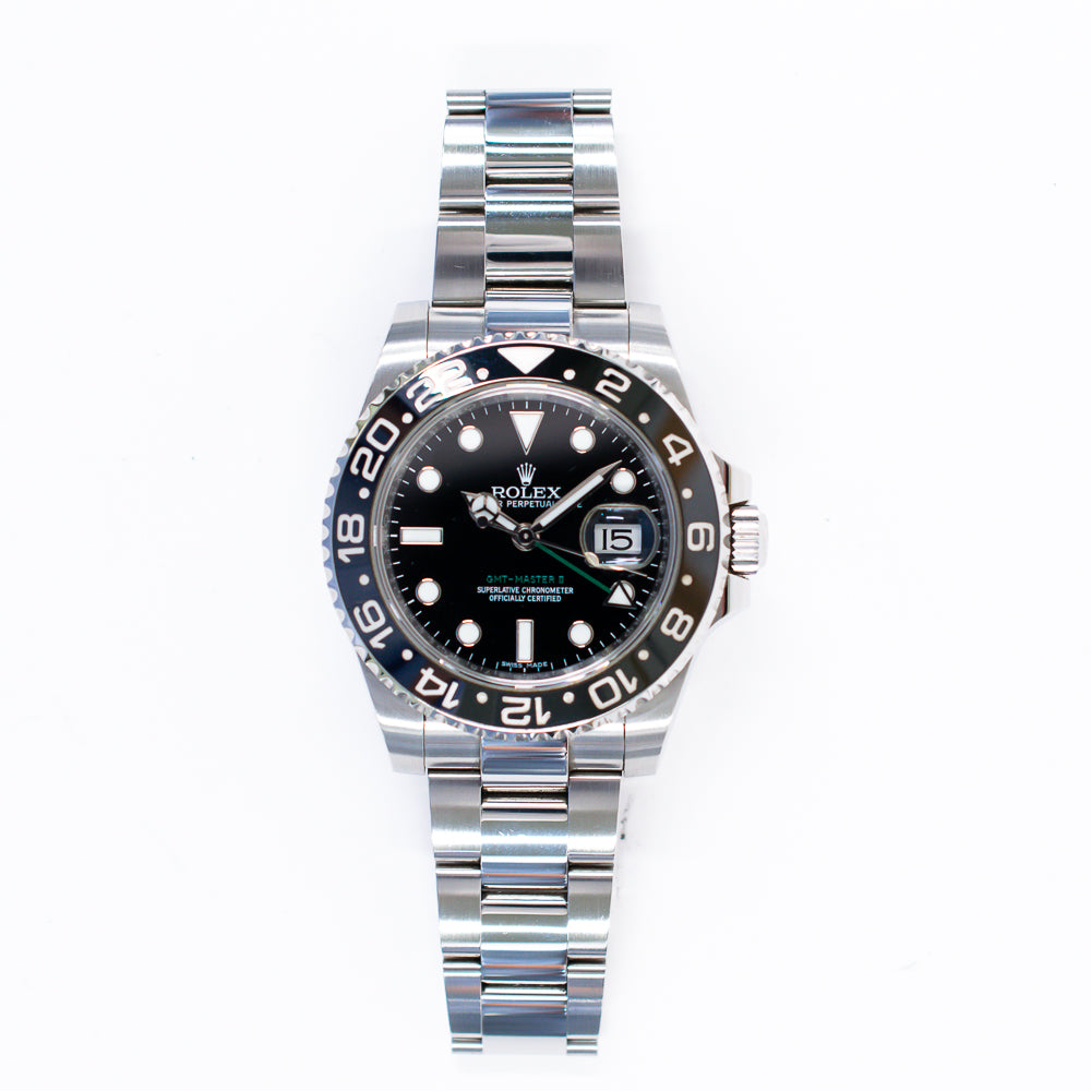 GMT-Master II Steel 116710LN – Golden Anvil Jewelers
