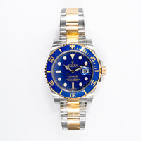 Submariner Date 40mm Blue Bezel Steel and Yellow Gold 116613LB