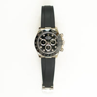 Daytona White Gold with Rubber Strap 116519LN