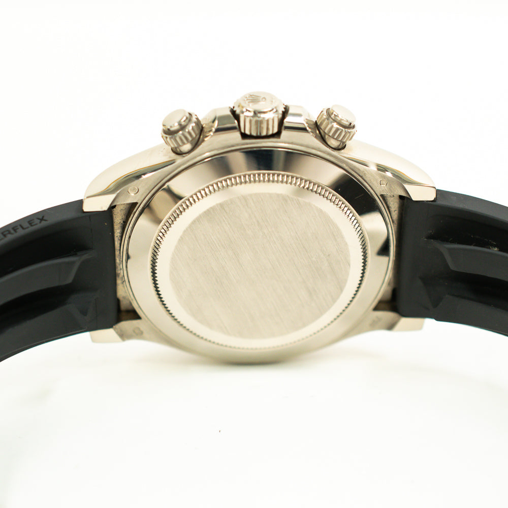 Daytona White Gold with Rubber Strap 116519LN