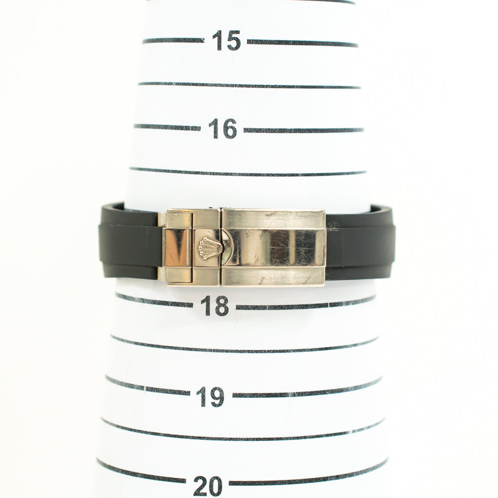 Daytona White Gold with Rubber Strap 116519LN