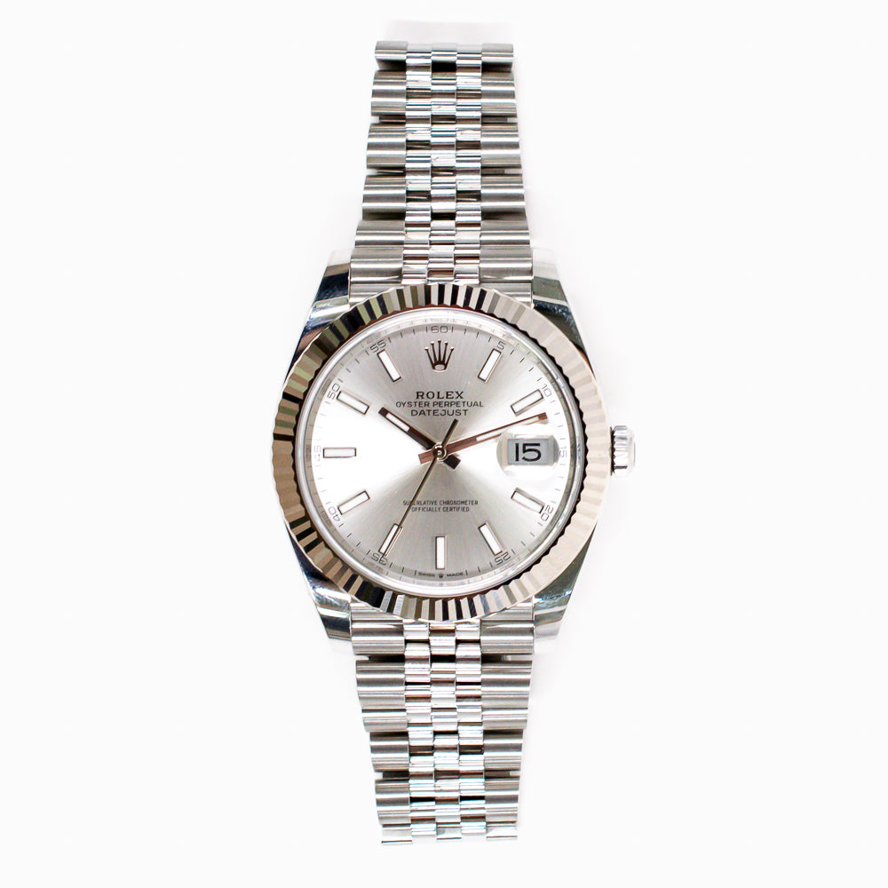 Datejust 41mm Steel and White Gold 126334