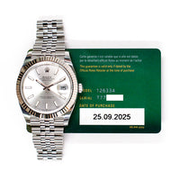 Datejust 41mm Steel and White Gold 126334