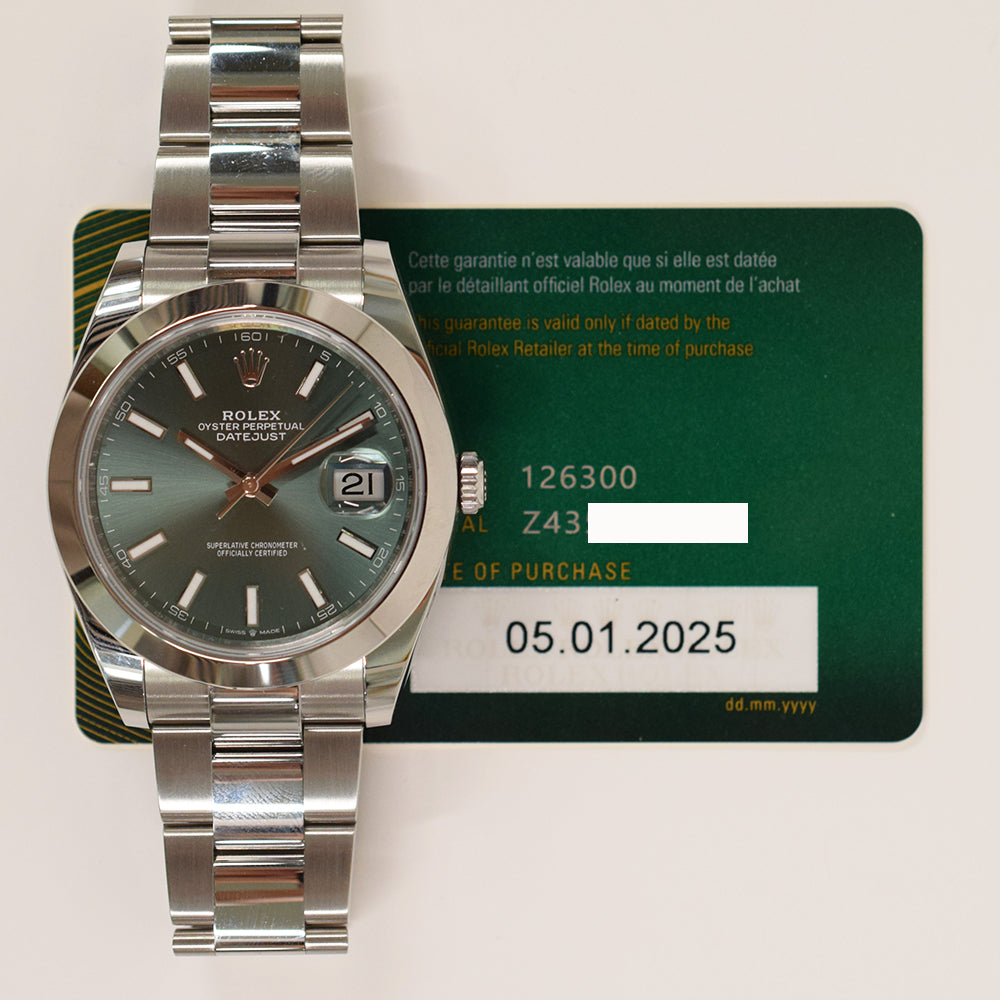 Datejust 41mm Steel 126300