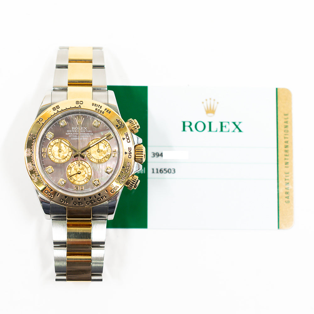 Daytona Steel and Yellow Gold 116503
