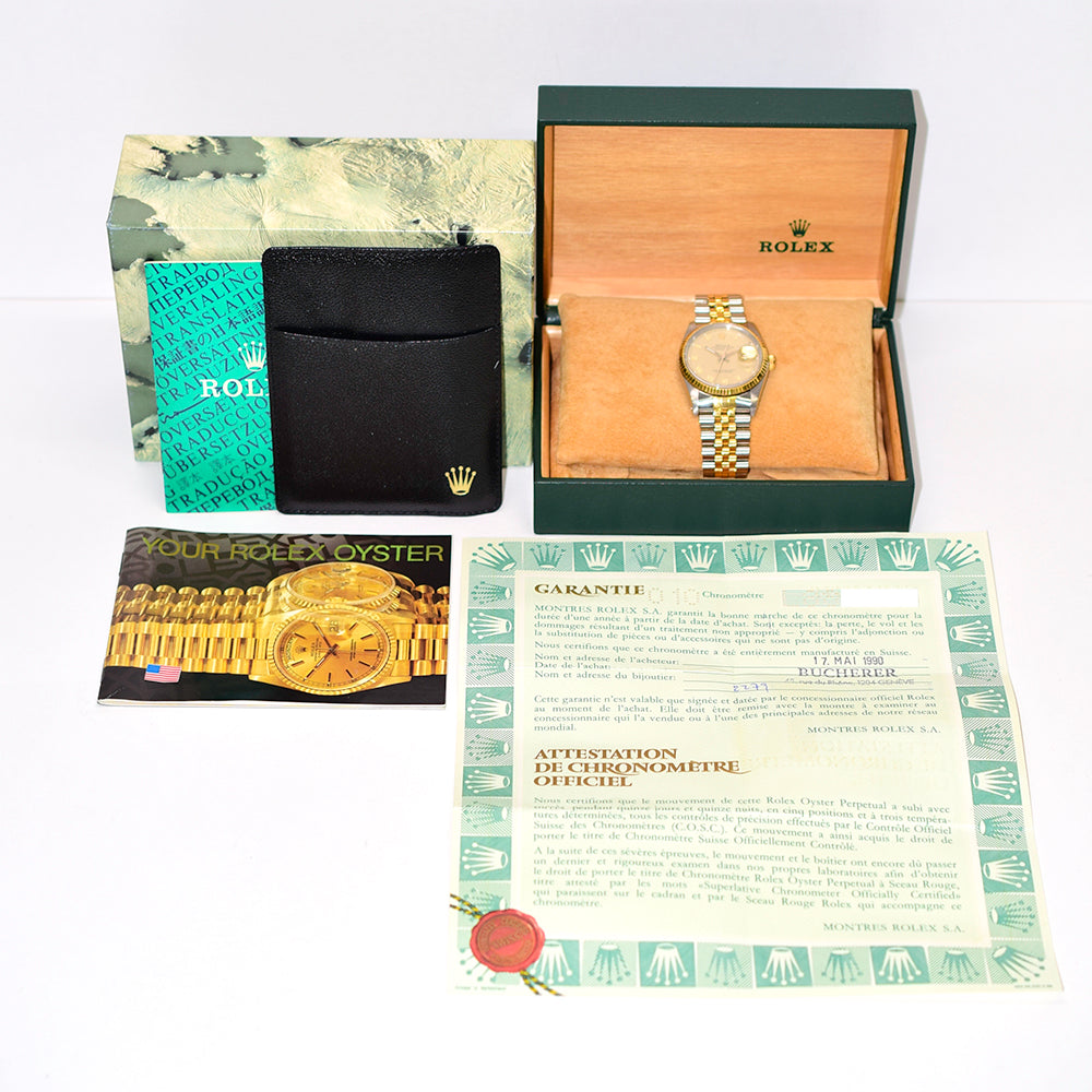 Datejust 36mm Steel and Yellow Gold 16233