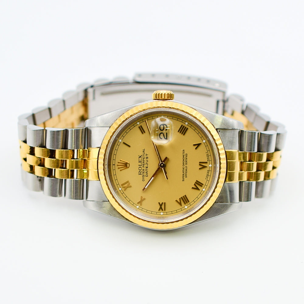 Datejust 36mm Steel and Yellow Gold 16233