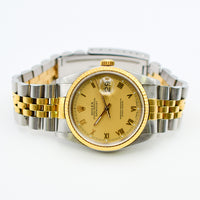 Datejust 36mm Steel and Yellow Gold 16233