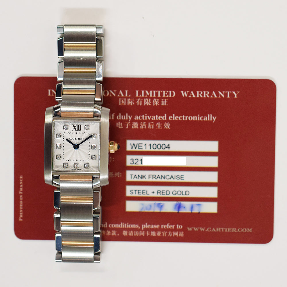 Tank Française Quartz Stainless Steel - 25mm x 20mm WE110004