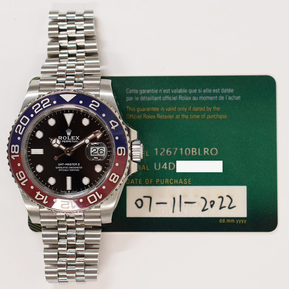 GMT-Master II "Pepsi" Steel 126710BLRO