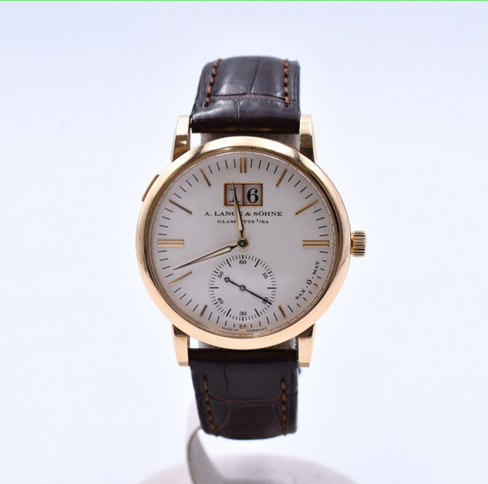 Langematik Big Date 37mm Rose Gold automatic 308.032