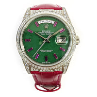 Day-Date 36mm Diamond Bezel Diamond Case White Gold 128459TBR