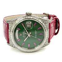 Day-Date 36mm Diamond Bezel Diamond Case White Gold 128459TBR