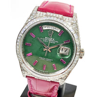 Day-Date 36mm Diamond Bezel Diamond Case White Gold 128459TBR