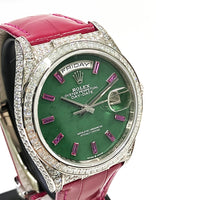 Day-Date 36mm Diamond Bezel Diamond Case White Gold 128459TBR