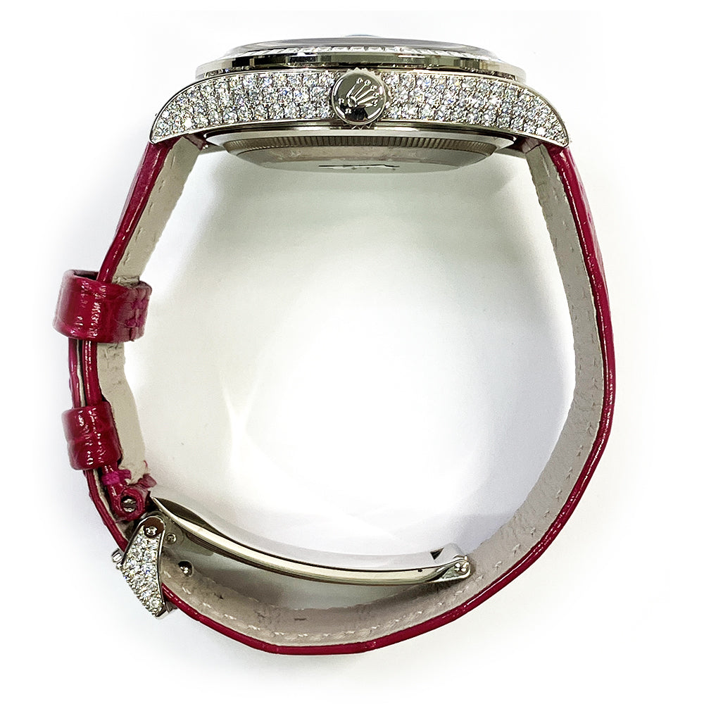 Day-Date 36mm Diamond Bezel Diamond Case White Gold 128459TBR