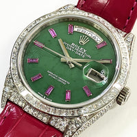 Day-Date 36mm Diamond Bezel Diamond Case White Gold 128459TBR