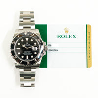Submariner Date 40mm Black Bezel Steel 116610LN