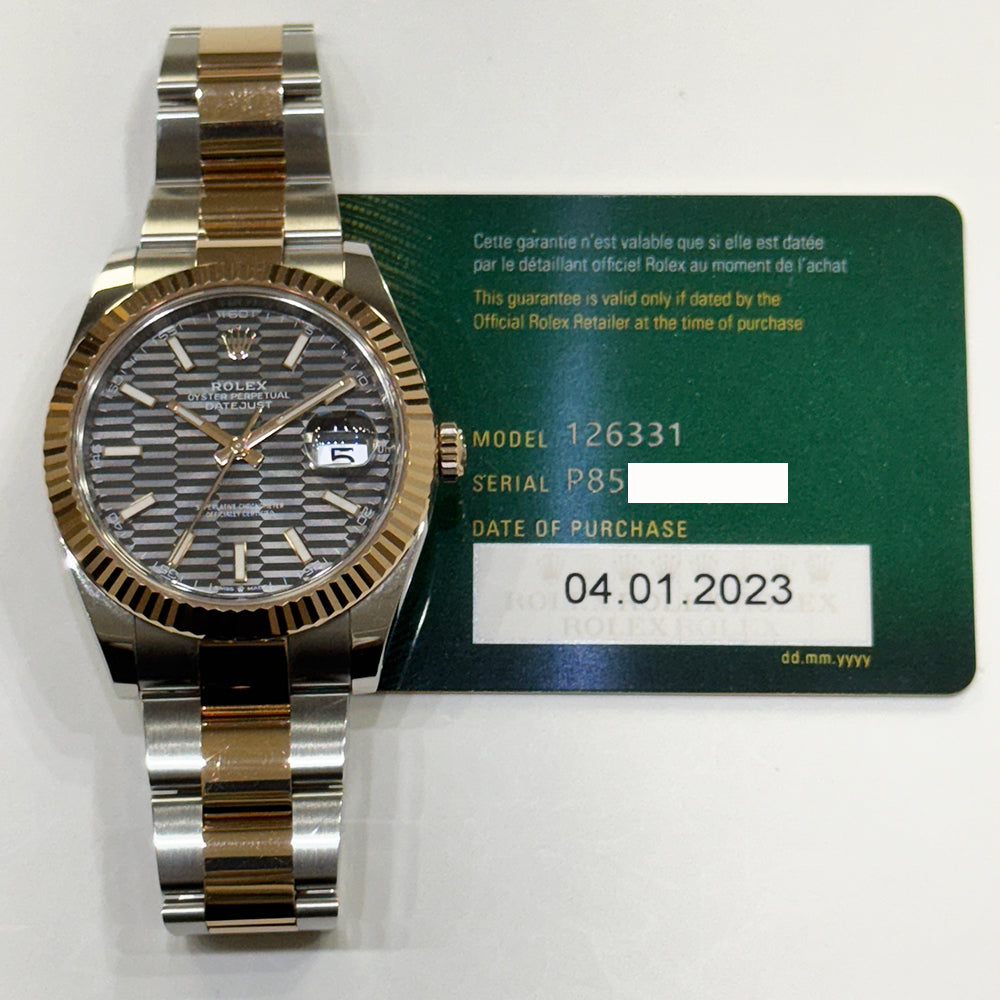 Datejust 41mm Steel and Rose Gold 126331