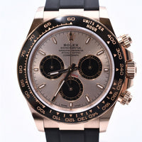 Daytona Rubber Strap Rose Gold 126515LN