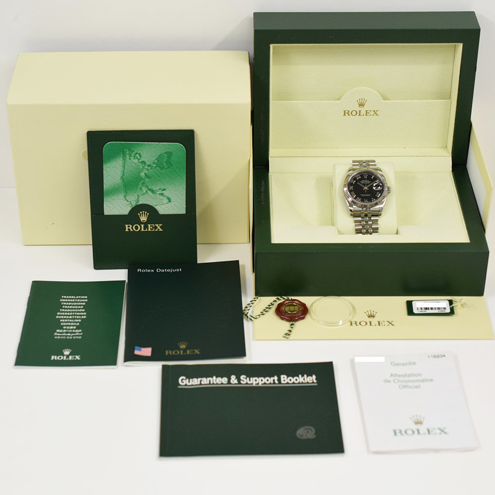 Datejust 36mm Steel and White Gold 116234