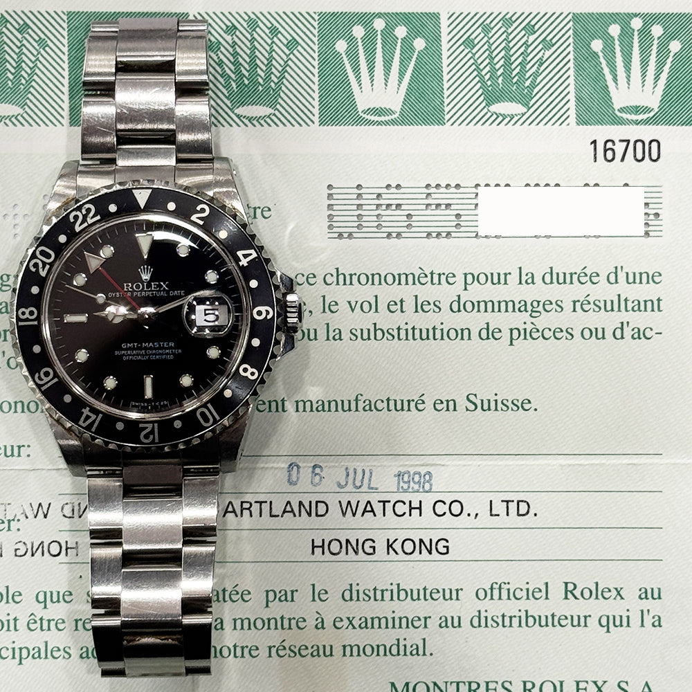 GMT Master I transitional, Pepsi Bezel 16700