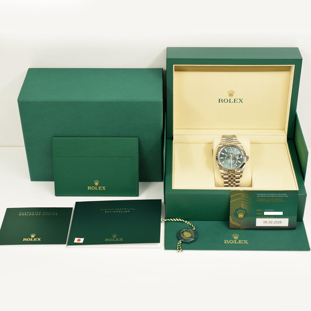 Sky-Dweller Steel and White Gold 336934