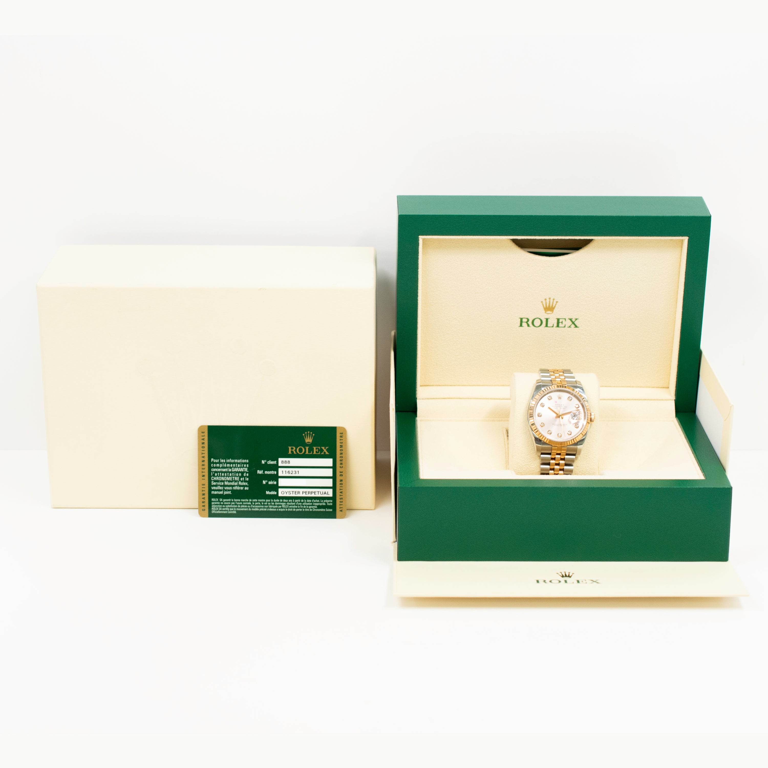 Datejust 36mm Steel and Rose Gold 116231