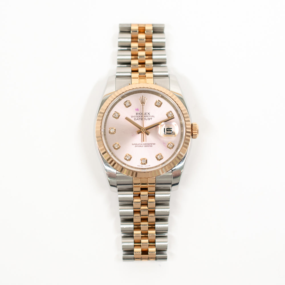 Datejust 36mm Steel and Rose Gold 116231