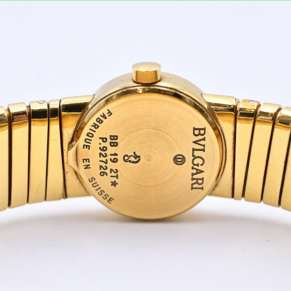 Bvlgari Tubogas 19mm Yellow Gold quartz BB192T