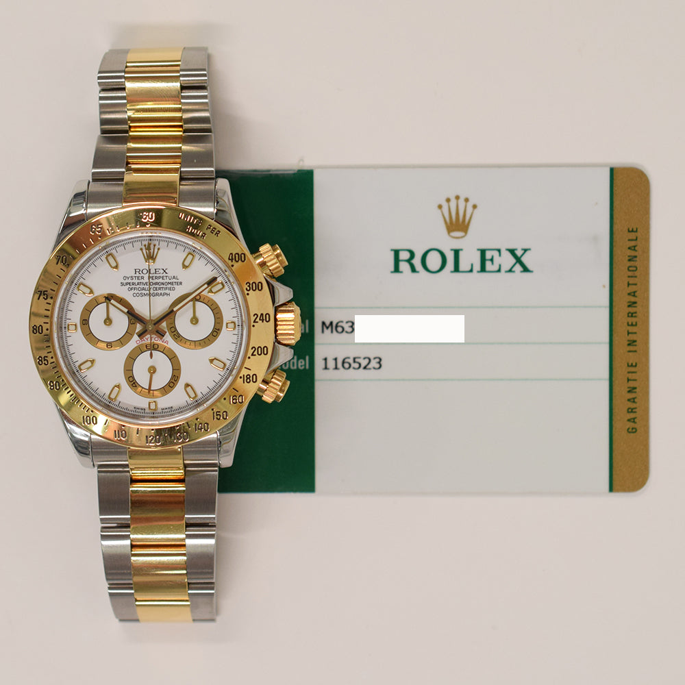 Daytona Steel and Yellow Gold 116523