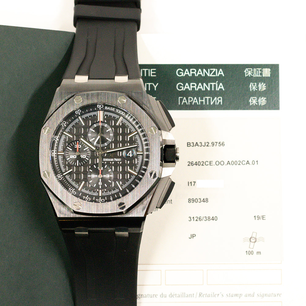 Royal Oak Offshore 44mm Black Ceramic Case 26402CE.OO.A002CA.01