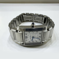 Tank Française Stainless Steel - 25mm x 20mm Quartz WE110006