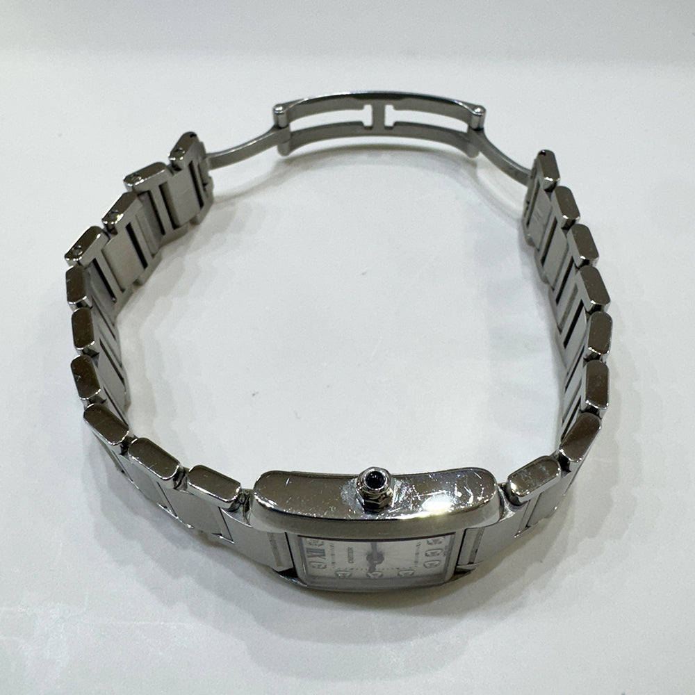 Tank Française Stainless Steel - 25mm x 20mm Quartz WE110006