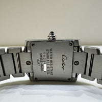 Tank Française Stainless Steel - 25mm x 20mm Quartz WE110006